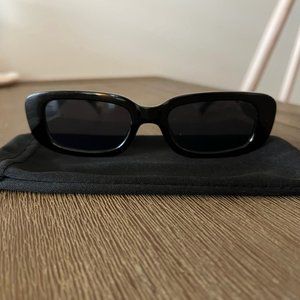 Sunglasses - Black, Rectangle